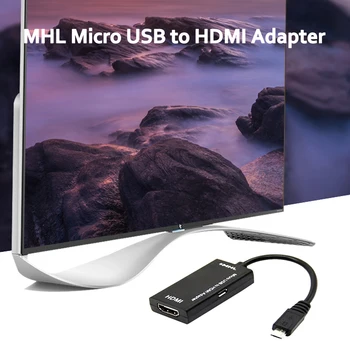 Mobilný Telefón Micro USB Na HDMIport TELEVÍZOR HDTV-Out MHL Adaptér Kábel Pre Chytré telefóny, Tablet 1080P 5-Pin Príslušenstvo