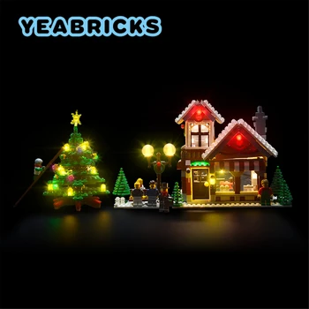 YEABRICKS Led Svetla Kit pre 10249 Zimné Obce Toy Shop Stavebné Bloky Nastavenie (NO Model) Tehly Hračky pre Dieťa Vianočný Darček